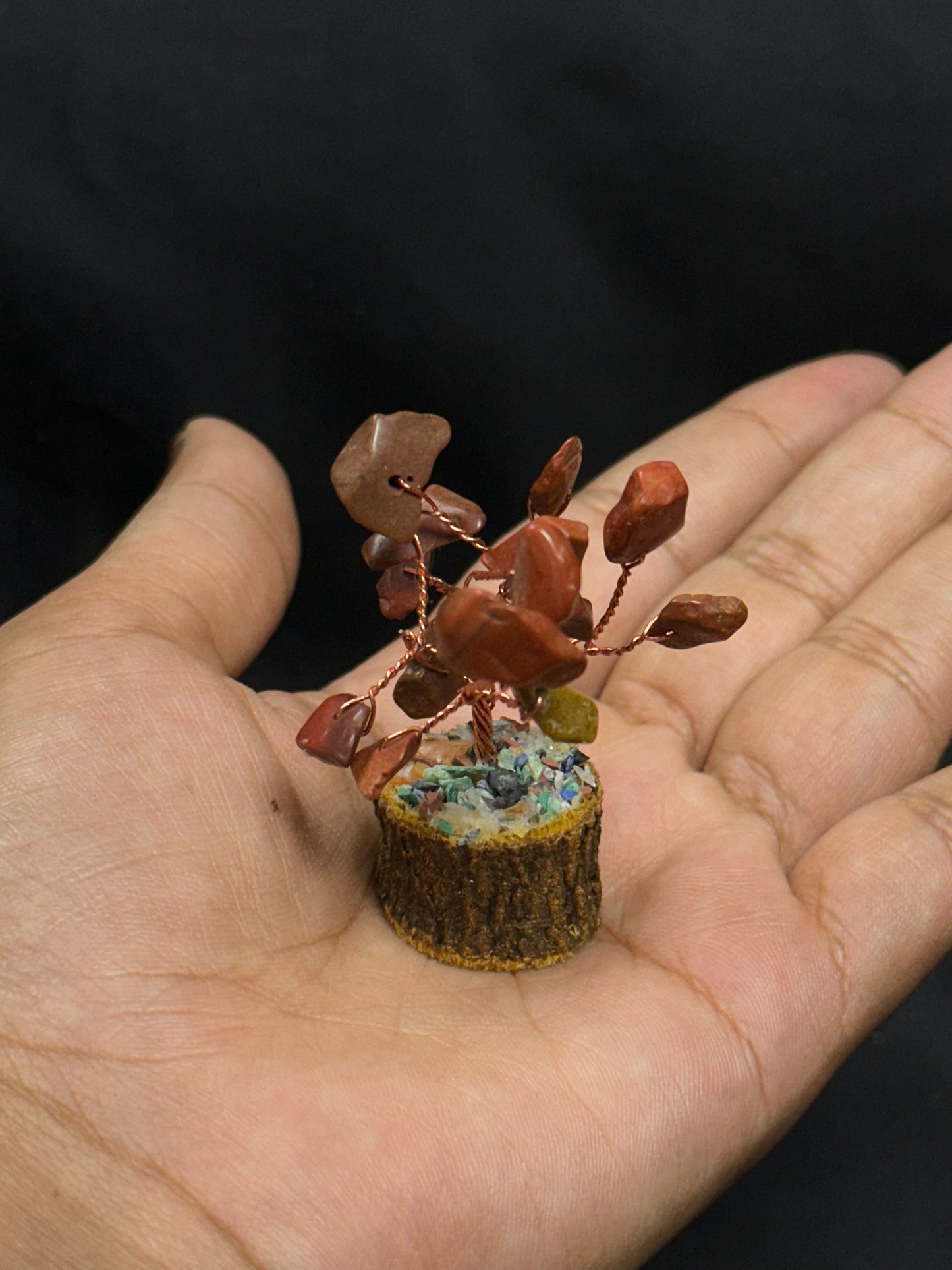 Red Jasper Mini Tree (5cm) - Abhimantrit