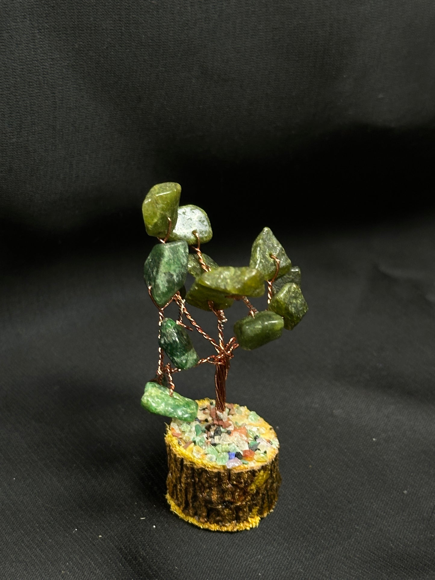Green Jade Mini Tree (5cm) - Abhimantrit