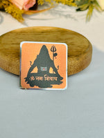 Om Namah Shivaye Sticker (Pack of 10pcs) - Size- 1.5*1.5 Inch