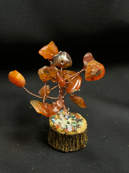 Red Carnelian Mini Tree (5cm) - Abhimantrit