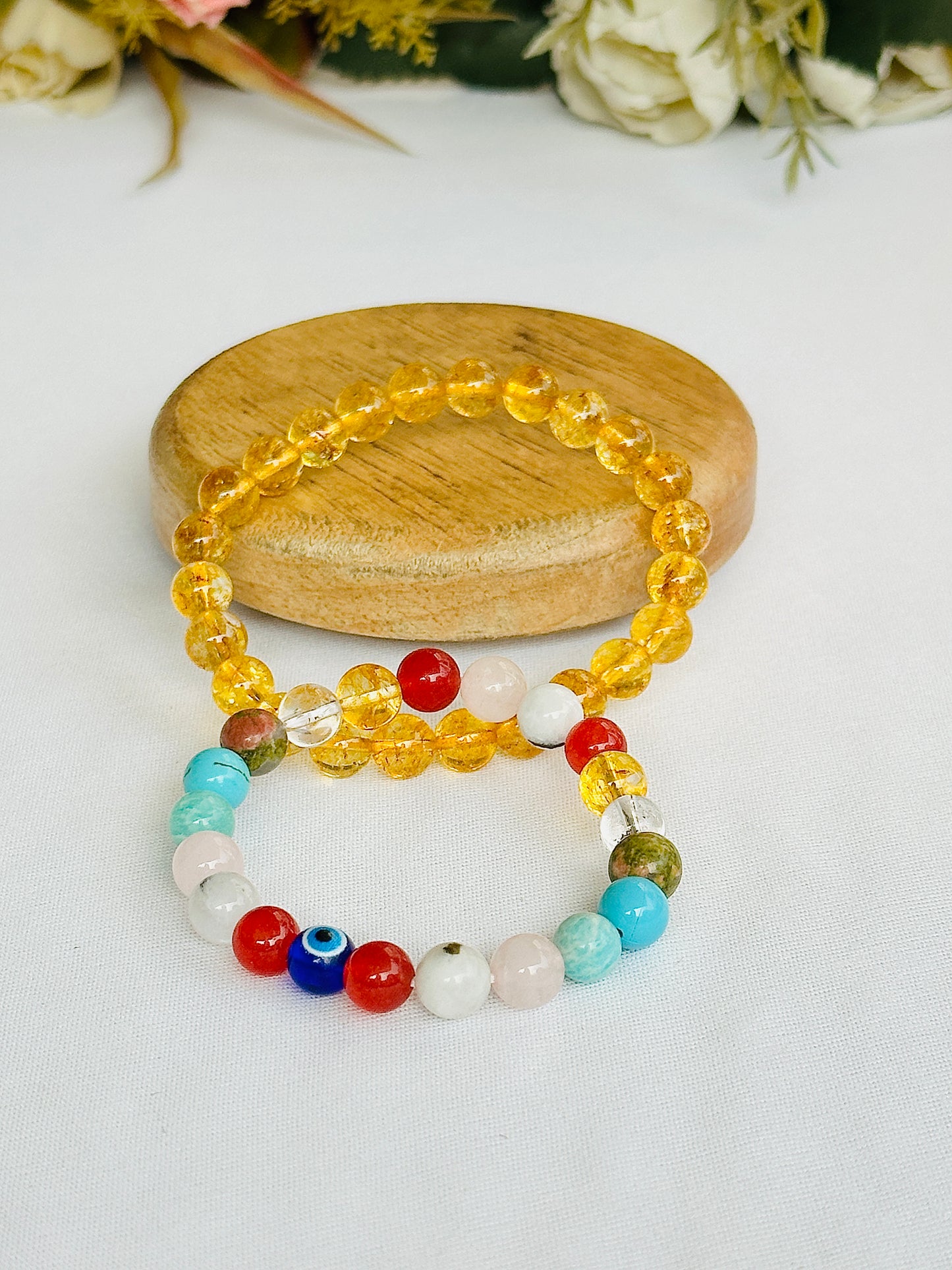 Chunnu Munnu ki Kilakri (Powerful Conceive - Protection (Pregnancy) & Yellow Citrine Bracelet) - Abhimantrit & Certified