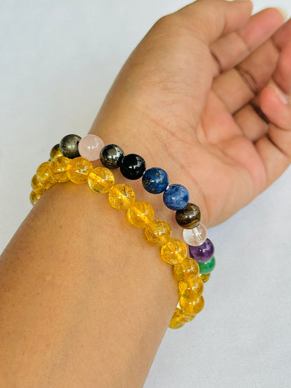 Sarkari Naukari ka Ramban (Govt & Competitive Exam & Yellow Citrine Bracelet) - Abhimantrit & Certified