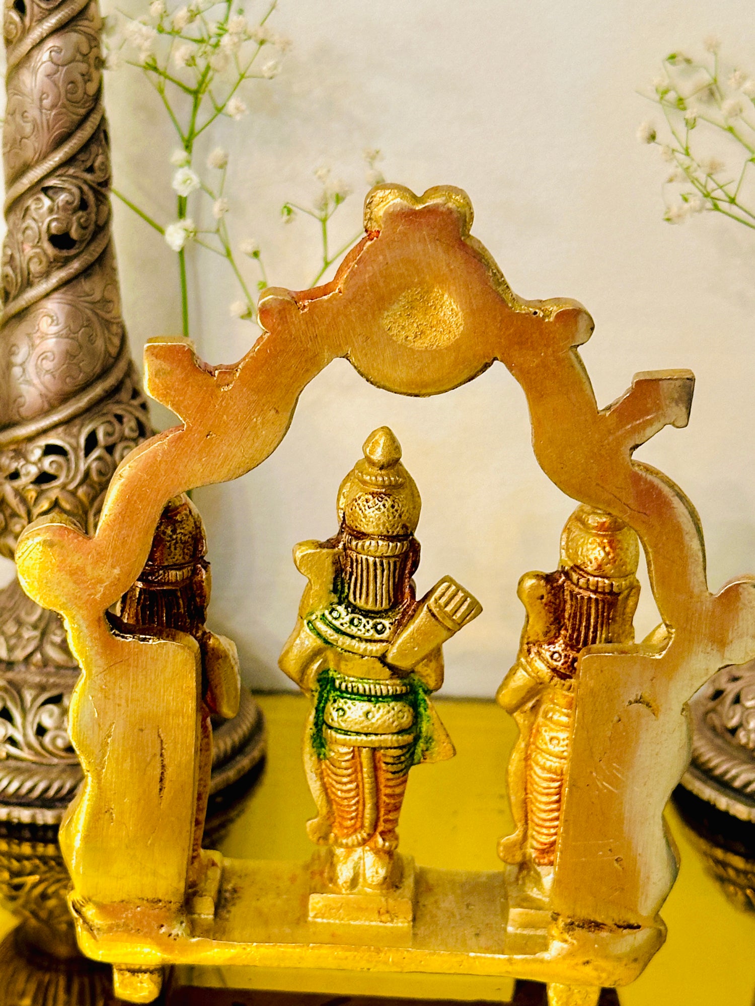 Brass Ram Darbar (5.5inch) 630g - Abhimantrit