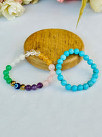 Pati Patni Mai Never Ending Pyaar: Turquoise & Couple Bracelet - Abhimantrit & Certified