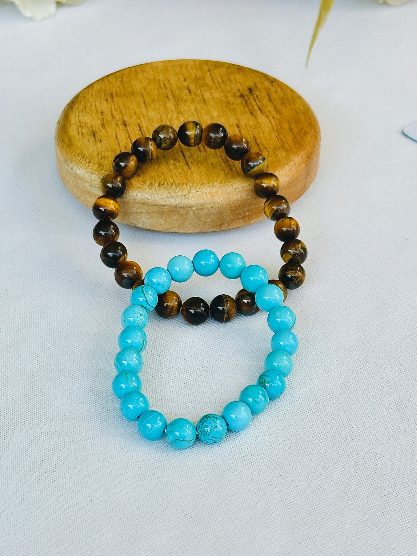 Confidence Booster (Tiger Eye & Turquoise) - Abhimantrit & Certified