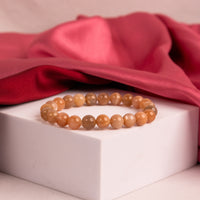 Peach Moonstone Bracelet