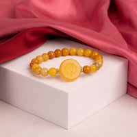 Yellow Aventurine with Solar Plexus Chakra Bracelet