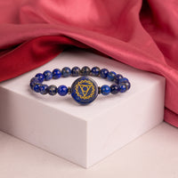 Lapis Lazuli with Third Eye Chakra Bracelet