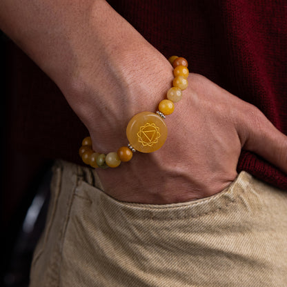 Yellow Aventurine Crystal Bracelet 