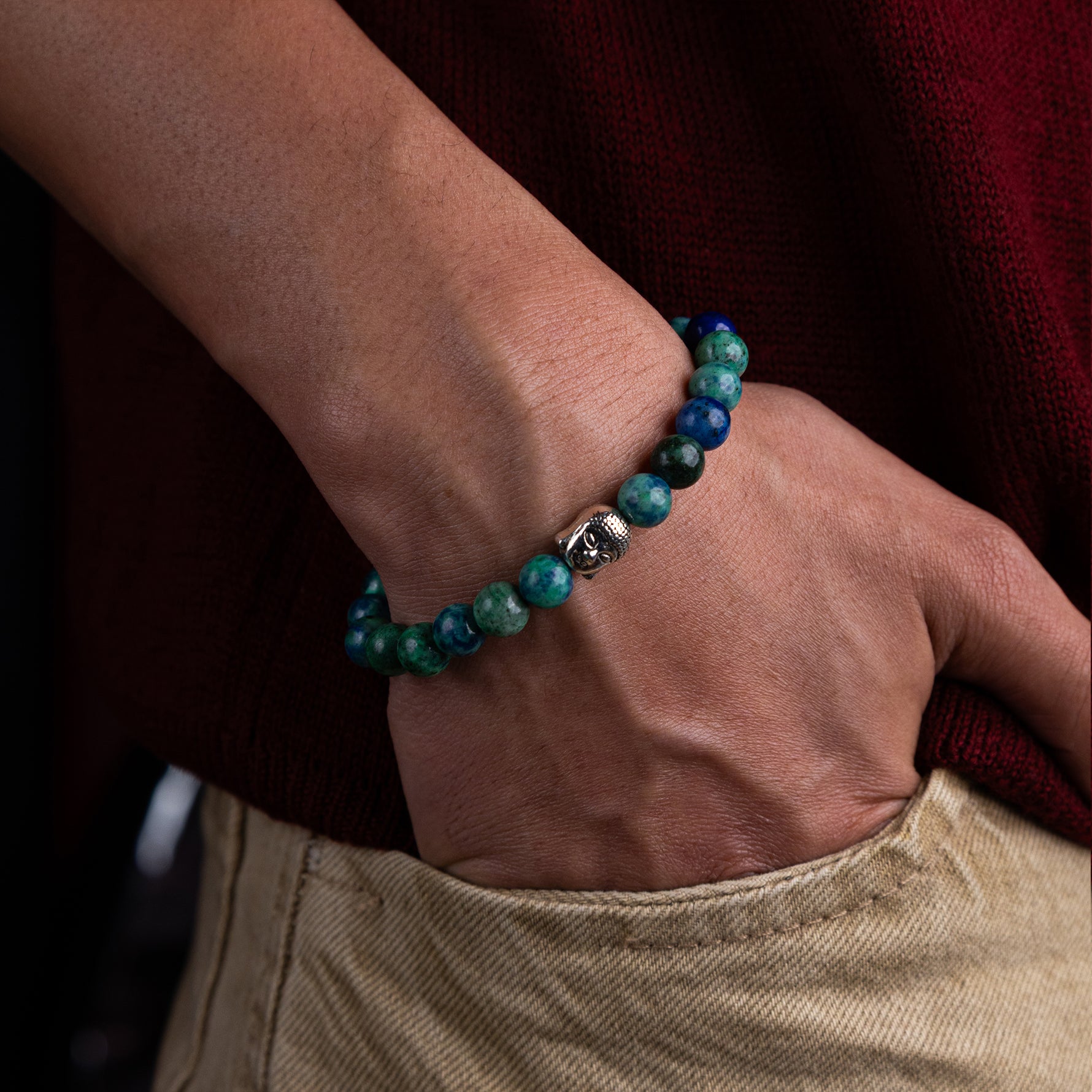 Azurite bracelet