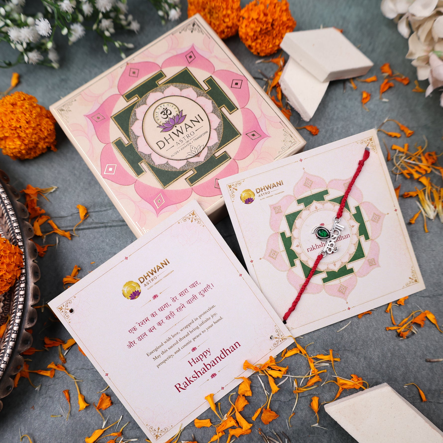 925 Pure Silver Krishna Rakhi for Love, Protection & Lord Krishna's Divine Blessings