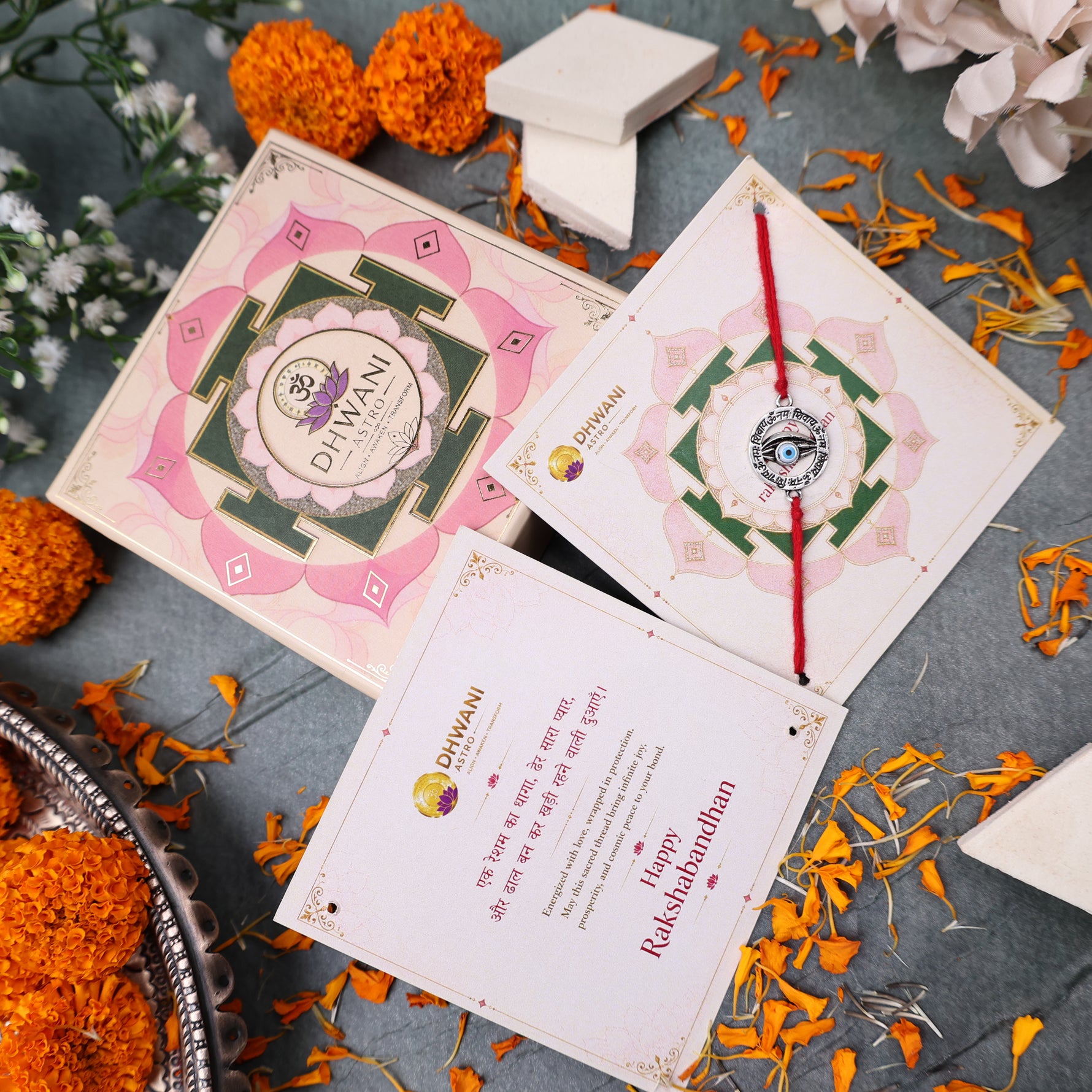 925 Pure Silver Shiv Netra Rakhi for Shiva Protection