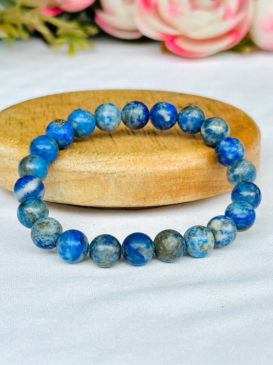 Enhancing intuition and spiritual awareness (Lapis Lazuli) Bracelet - Abhimantrit & Certified