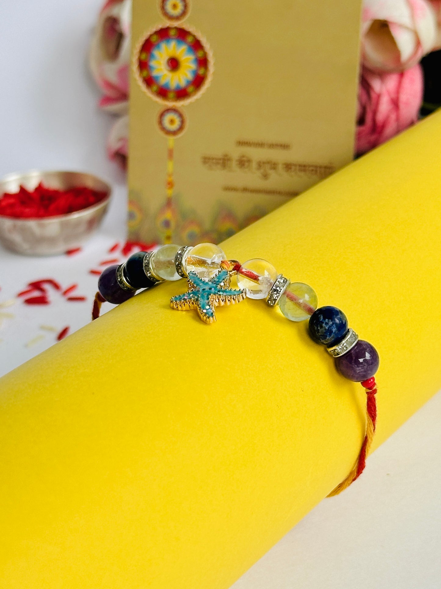 Memory Power Enhancer Rakhi For Sister (Students/Kids) - Abhimantrit