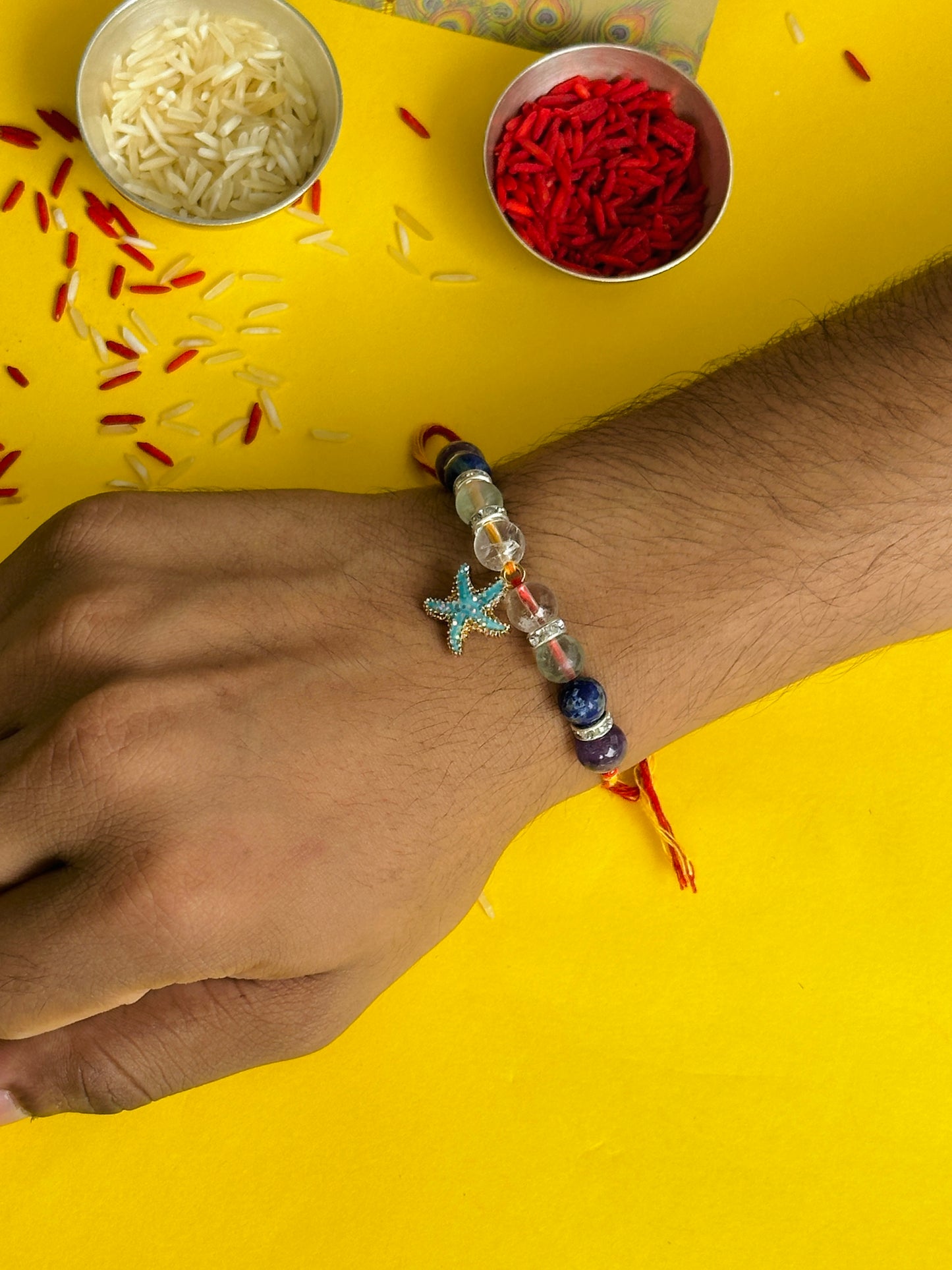 Memory Power Enhancer Rakhi For Sister (Students/Kids) - Abhimantrit