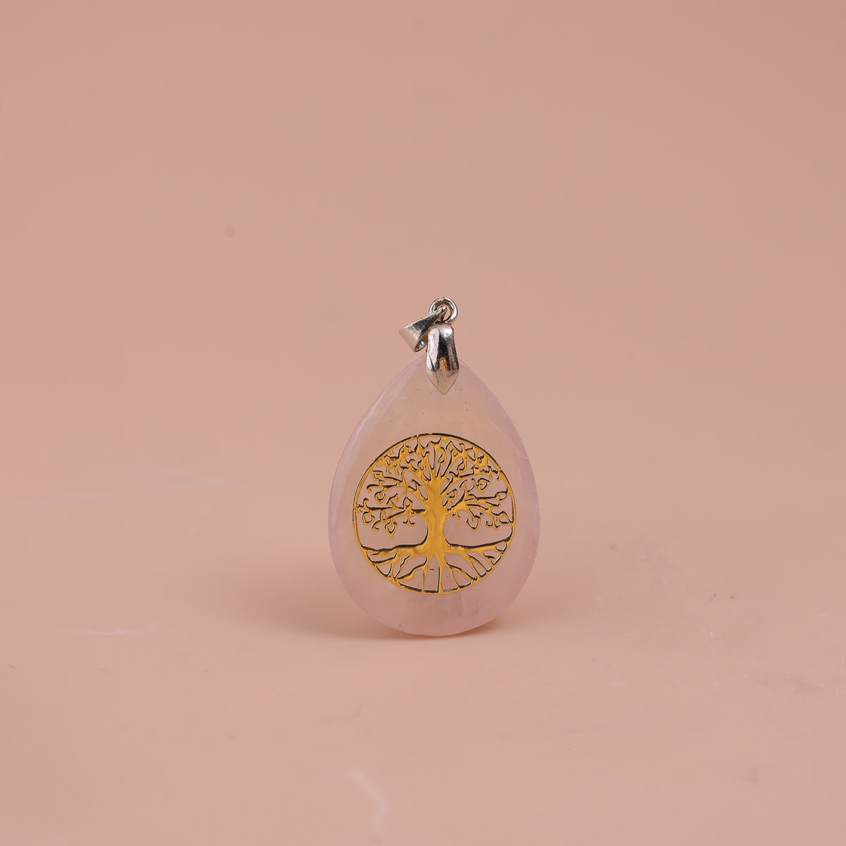 Natural Rose Quartz Tree of Life – Healing Crystal Decor for Love, Positivity & Emotional Balance