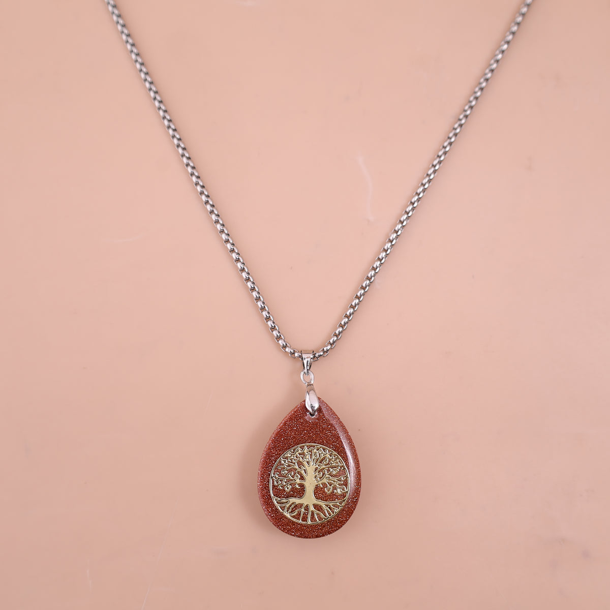 Sunstone Tree of Life – Natural Crystal Feng Shui Tree for Positivity, Confidence & Abundance