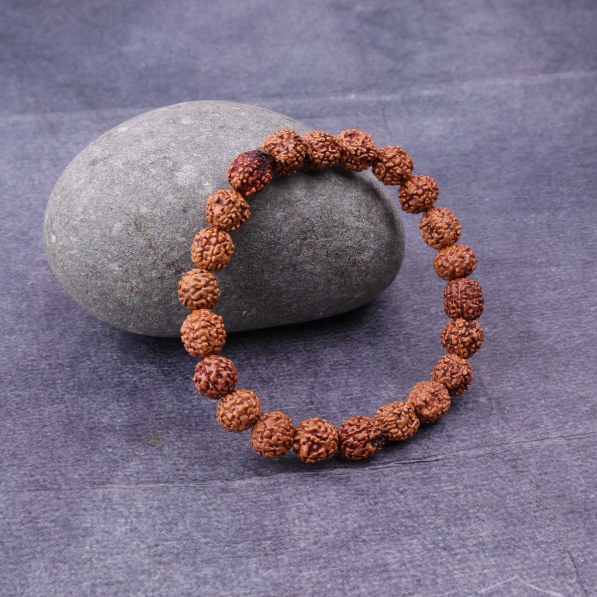 5 Mukhi Rudraksha Bracelet for Stress, Anxiety & Overthinking Relief