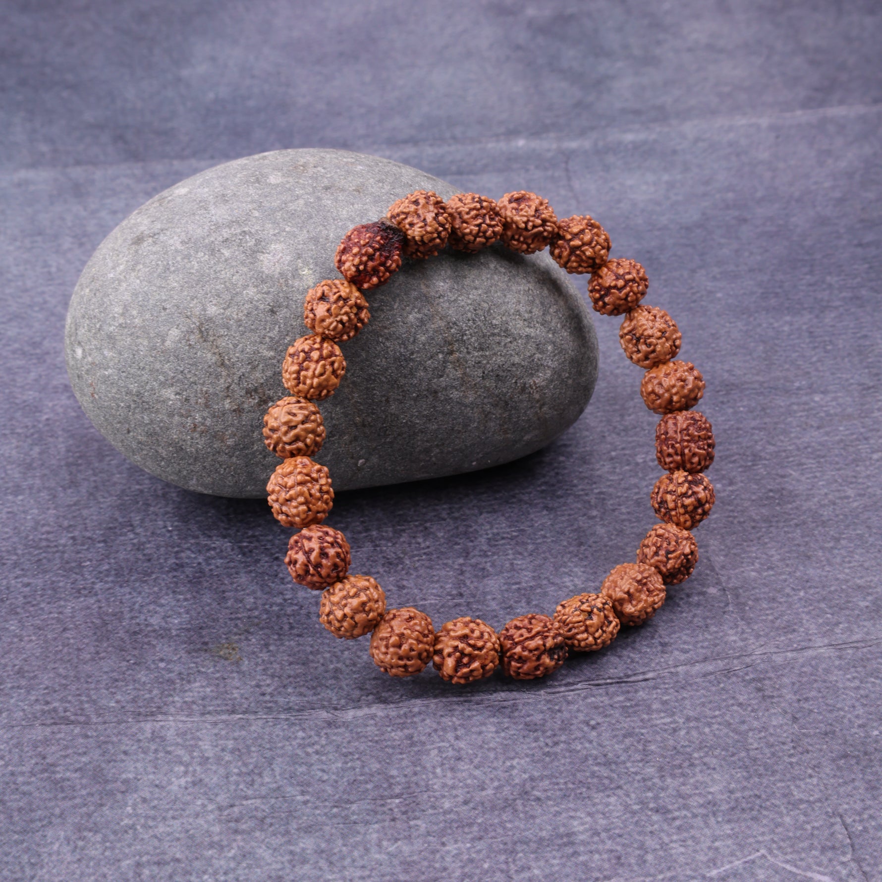 5 Mukhi Rudraksha Bracelet for Stress, Anxiety & Overthinking Relief