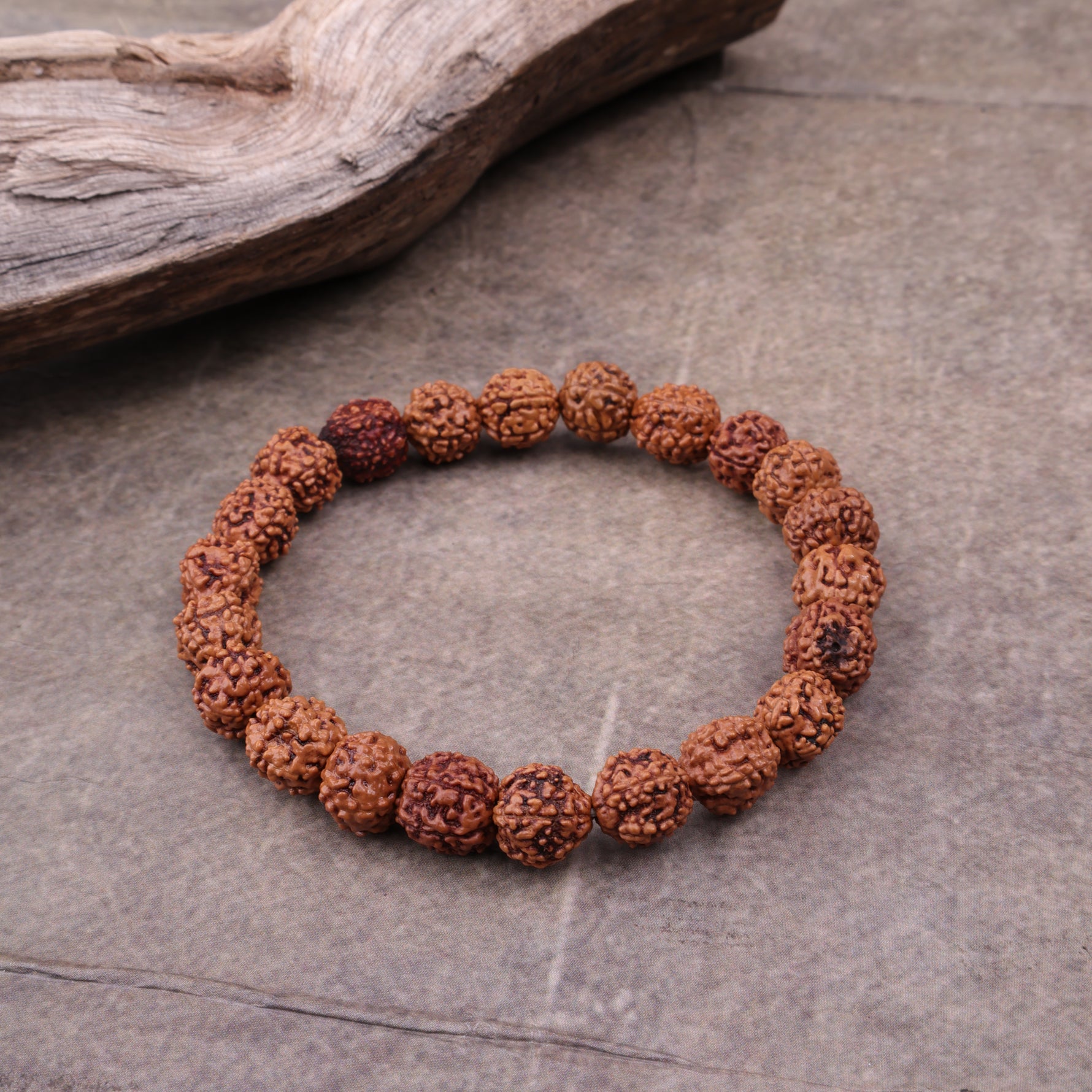 5 Mukhi Rudraksha Bracelet for Stress, Anxiety & Overthinking Relief