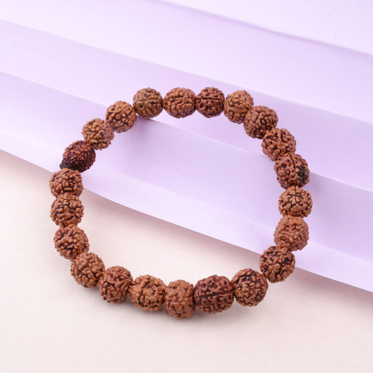 5 Mukhi Rudraksha Bracelet for Stress, Anxiety & Overthinking Relief