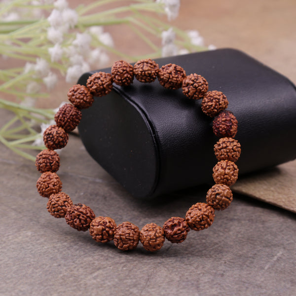 5 Mukhi Rudraksha Bracelet for Stress, Anxiety & Overthinking Relief