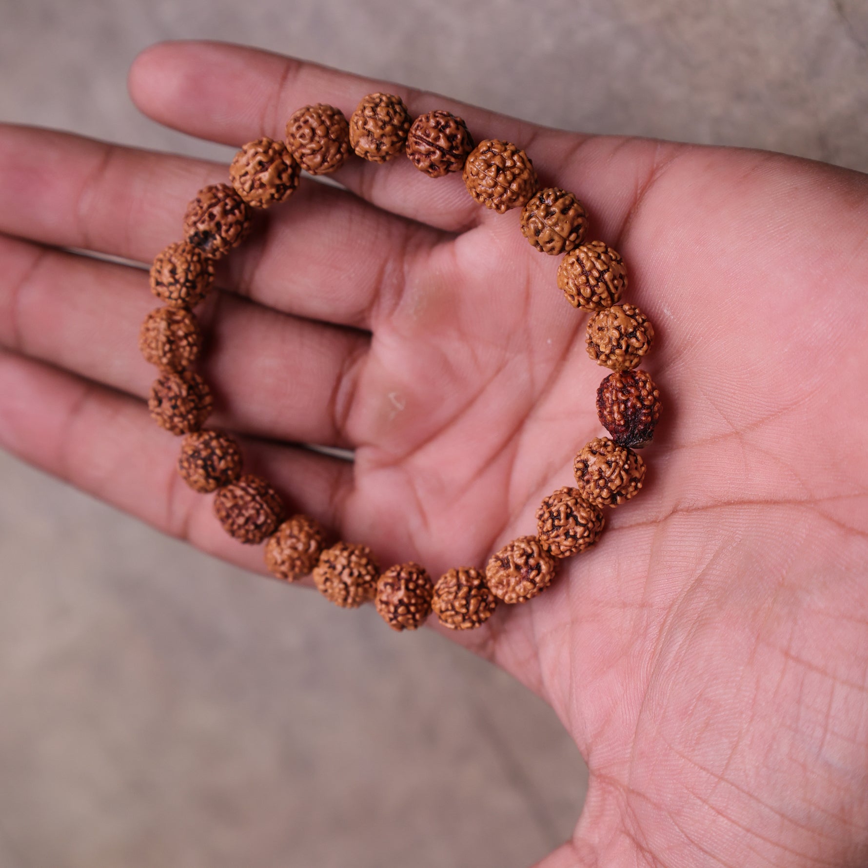 5 Mukhi Rudraksha Bracelet for Stress, Anxiety & Overthinking Relief
