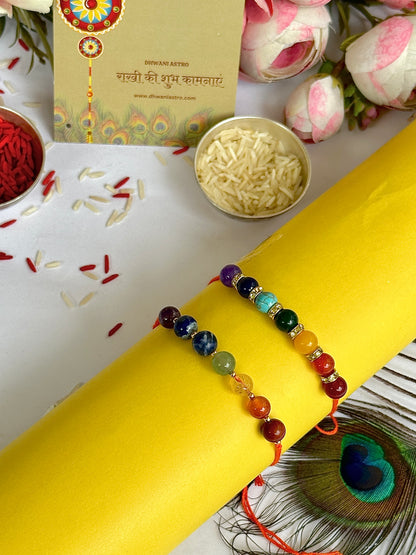 Blessed Bond Rakhi (Seven Chakra) - Abhimantrit