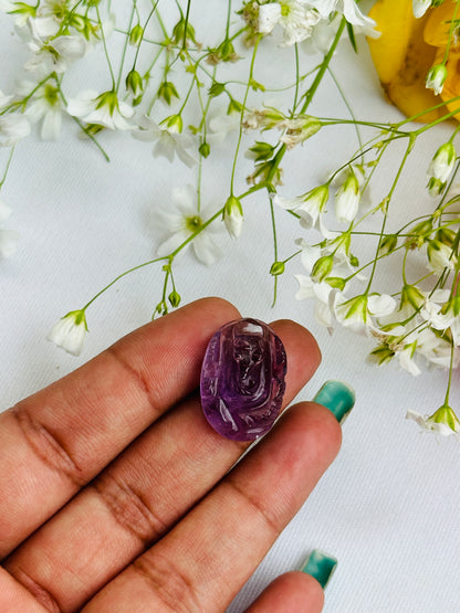 Amethyst Ganesha Mini (3cm) - Abhimantrit