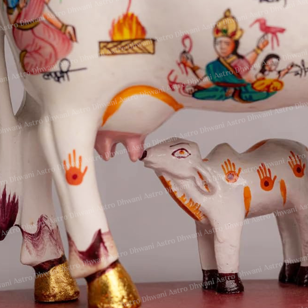 Kamdhenu Cow Idol for Prosperity & Divine Blessings