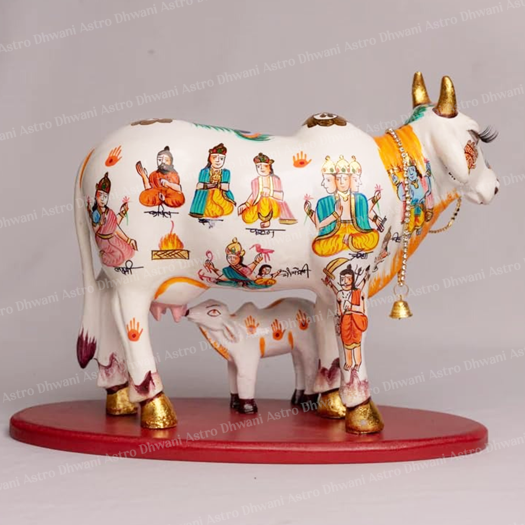 Kamdhenu Cow Idol for Prosperity & Divine Blessings