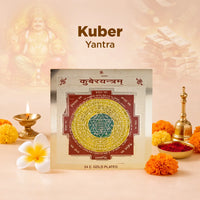 Kuber Yantra – 24K Gold Plated Wealth & Prosperity Yantra for Money Growth