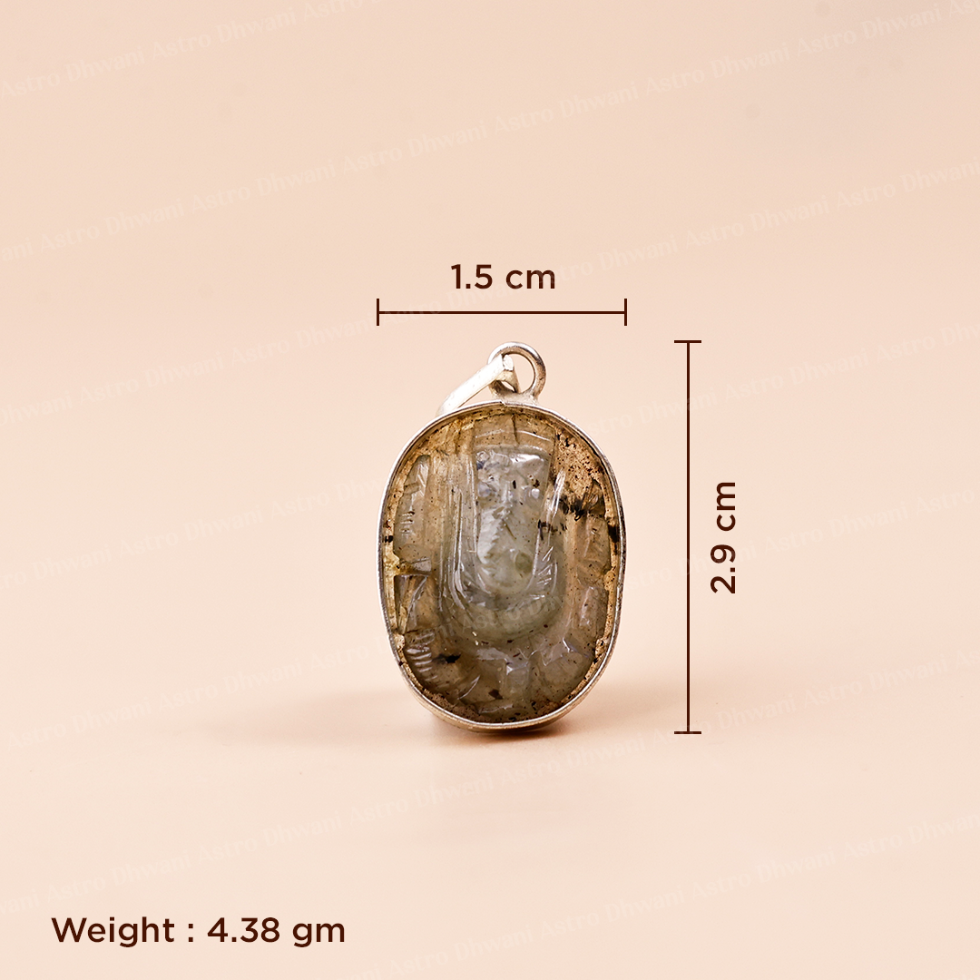 Labradorite Ganesha Pendant For Protection Success