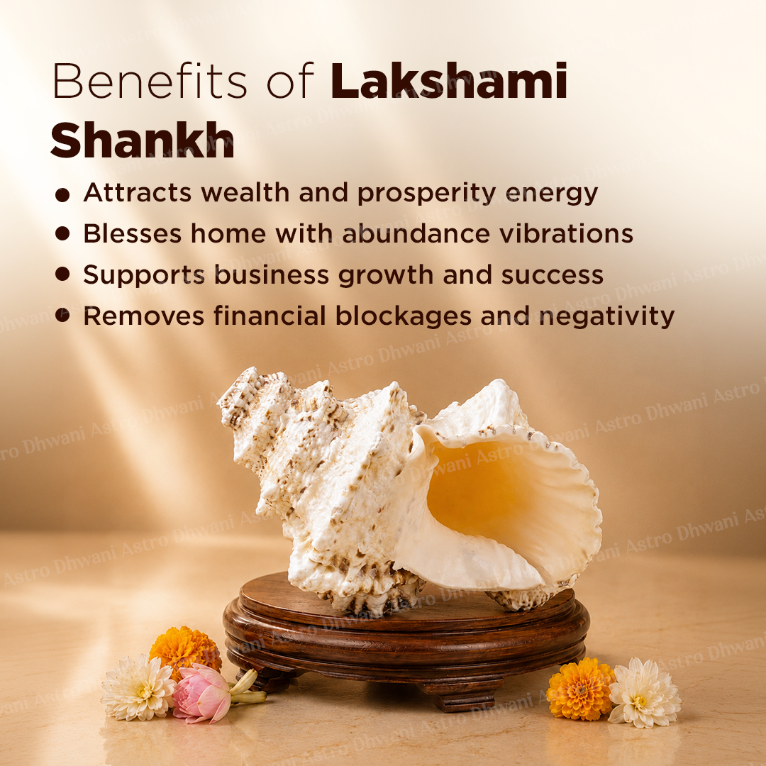 Lakshmi Shankh For Abundance Fortune Sacred Wealth Energy