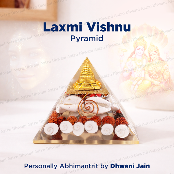Laxmi Vishnu Pyramid - Abhimantrit