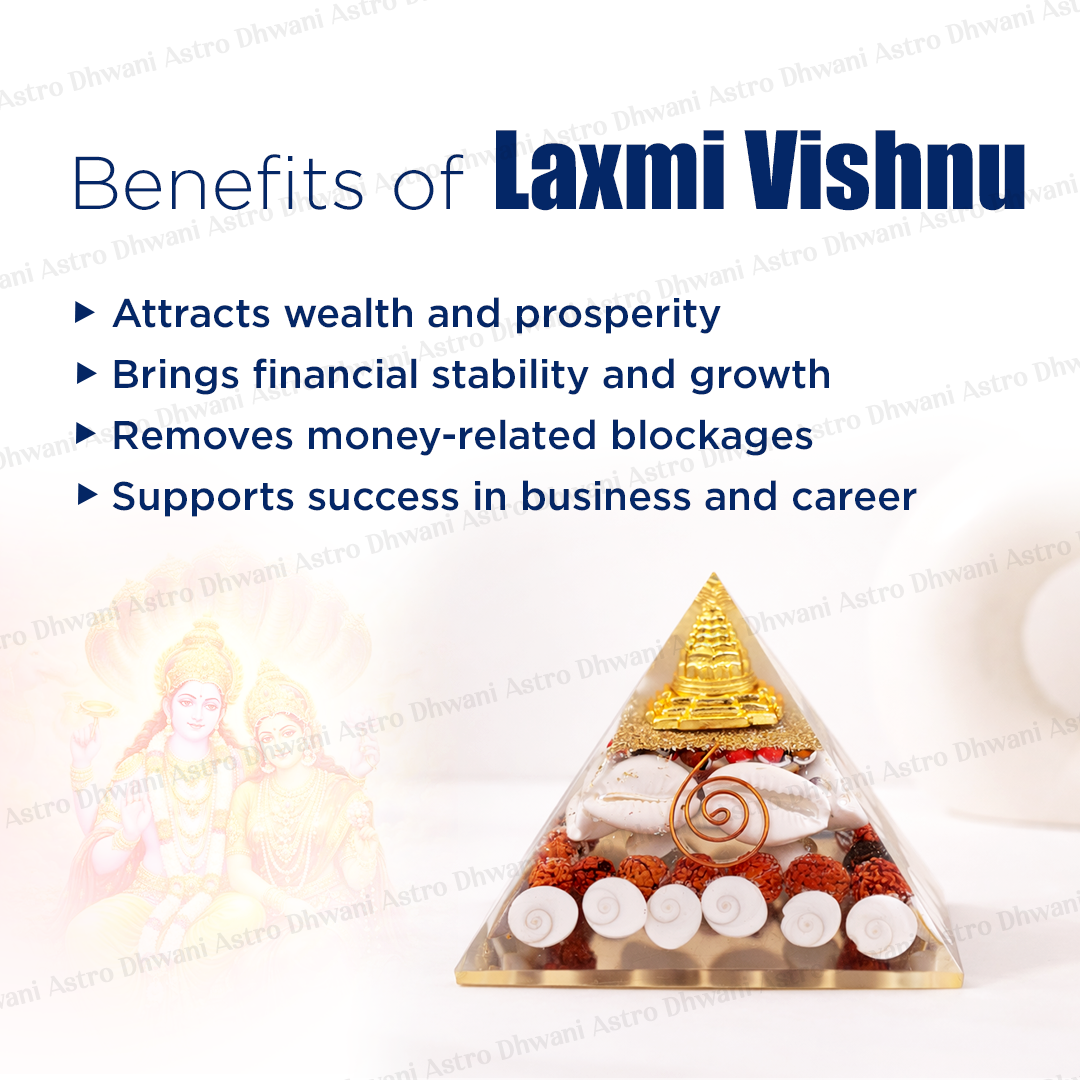 Laxmi Vishnu Pyramid - Abhimantrit