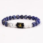 Libra Zodiac Bracelet – Lapis Lazuli & Howlite Bracelet for Harmony and Balance