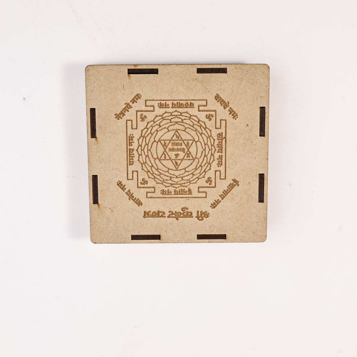 Maha Kuber Yantra Selenite Plate - Wealth & Prosperity Yantra