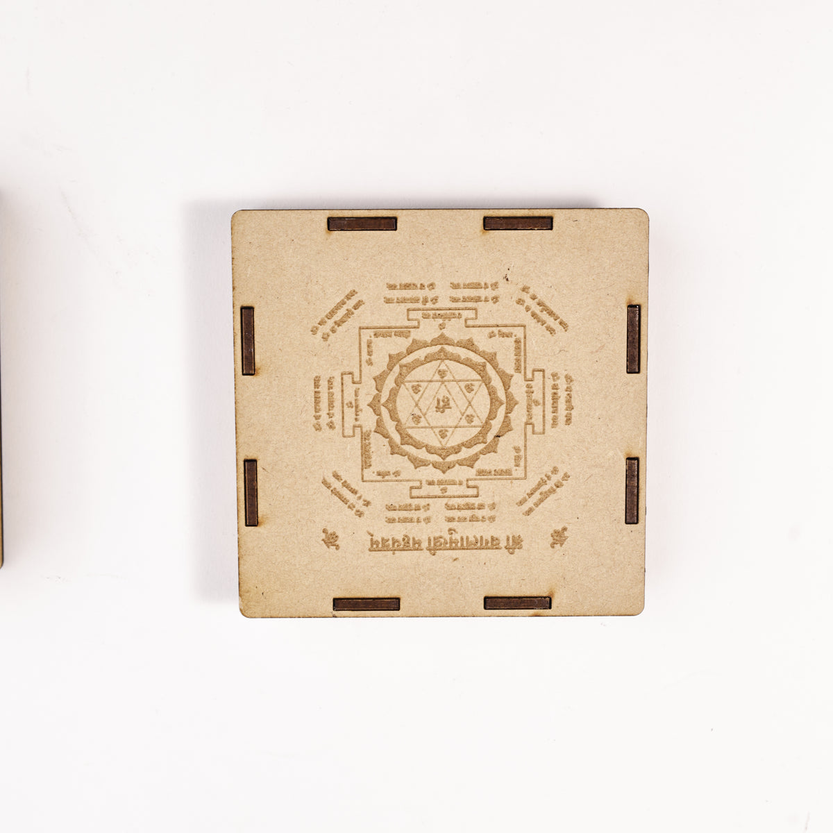 Baglamukhi Maha Yantra Selenite Plate - Protection & Victory Yantra