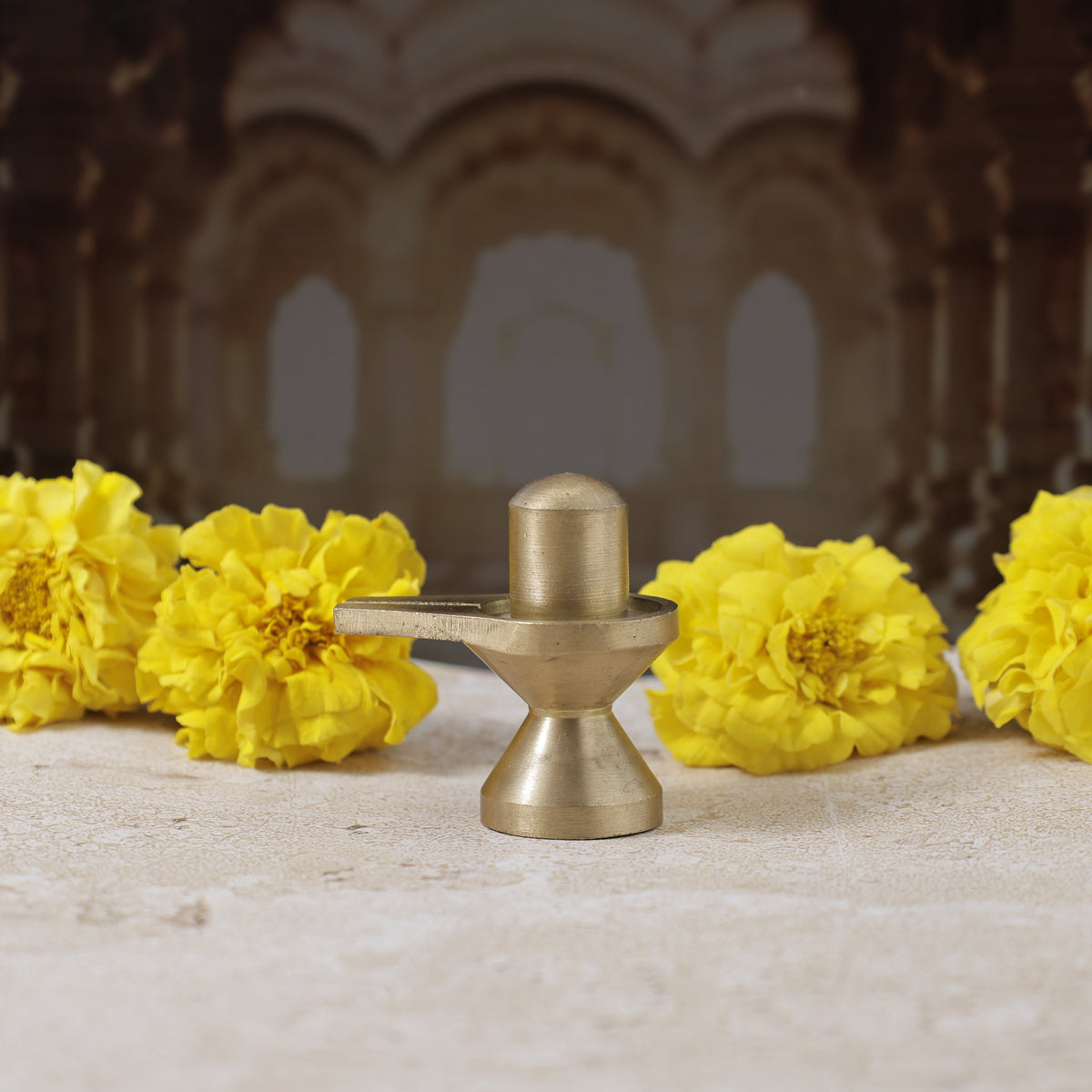 Pure Brass Shivling - Abhimantrit