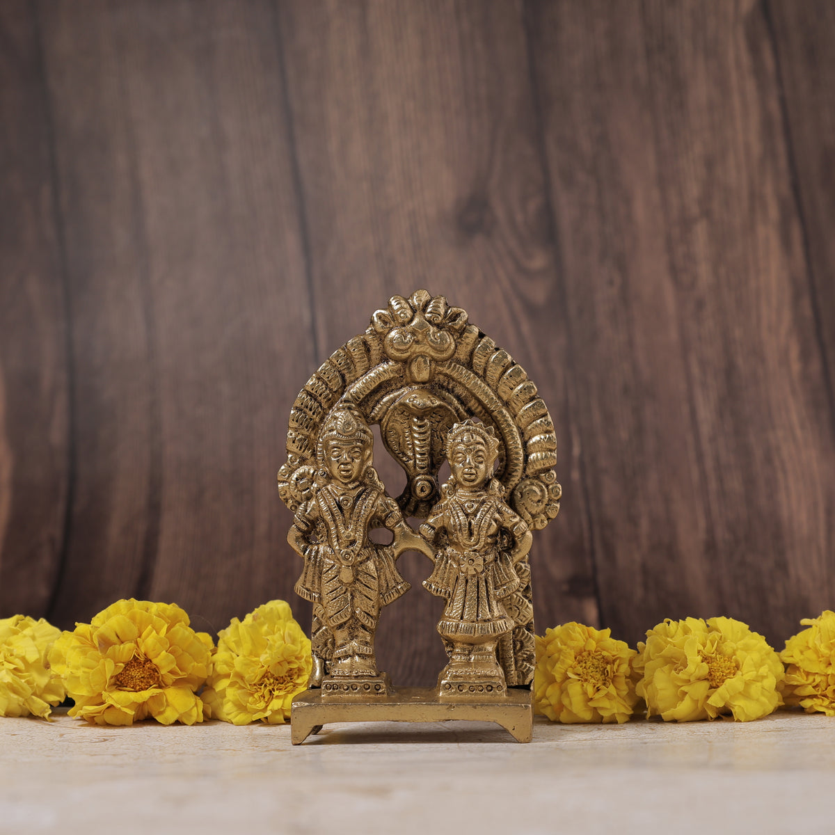 Brass Vitthal  Rukmani Murti - Abhimantrit