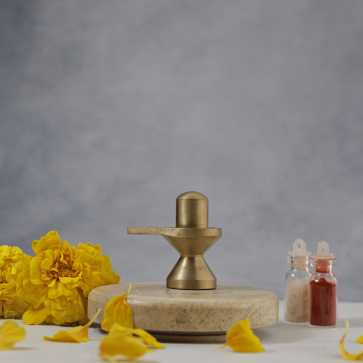 Pure Brass Shivling - Abhimantrit