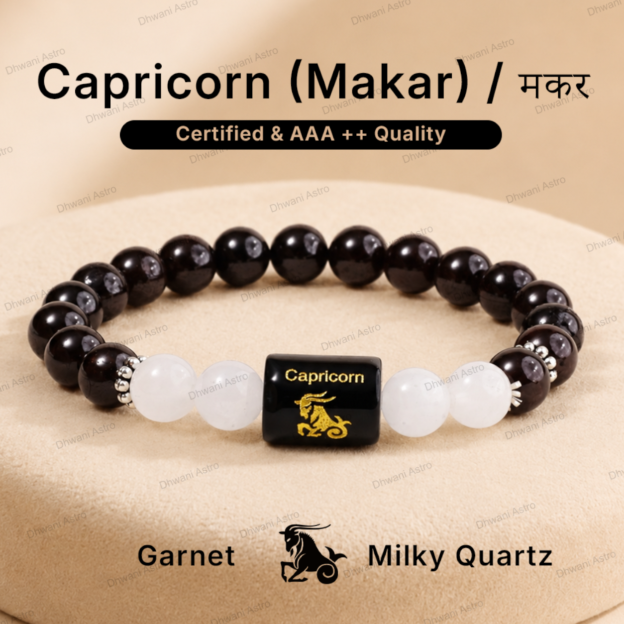 Zodiac Sign Bracelet – All 12 Signs | Energized Gemstone Bracelet | Dhwani Astro