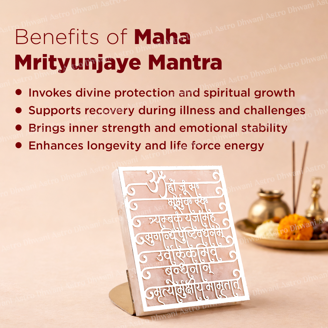 Maha Mrityunjaye Mantra Candle Stand - Abhimantrit