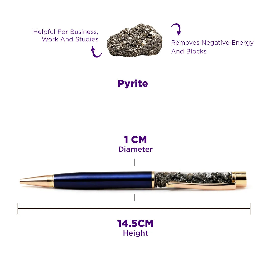 Malachite Amethyst Crystal Pen – Abhimantrit for Energy & Protection