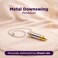 Metal Dowsing Pendulum for Accurate Readings & Energy Healing - Abhimantrit