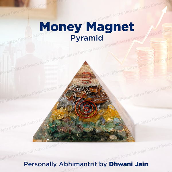 Money Magnet Pyramid - Abhimantrit