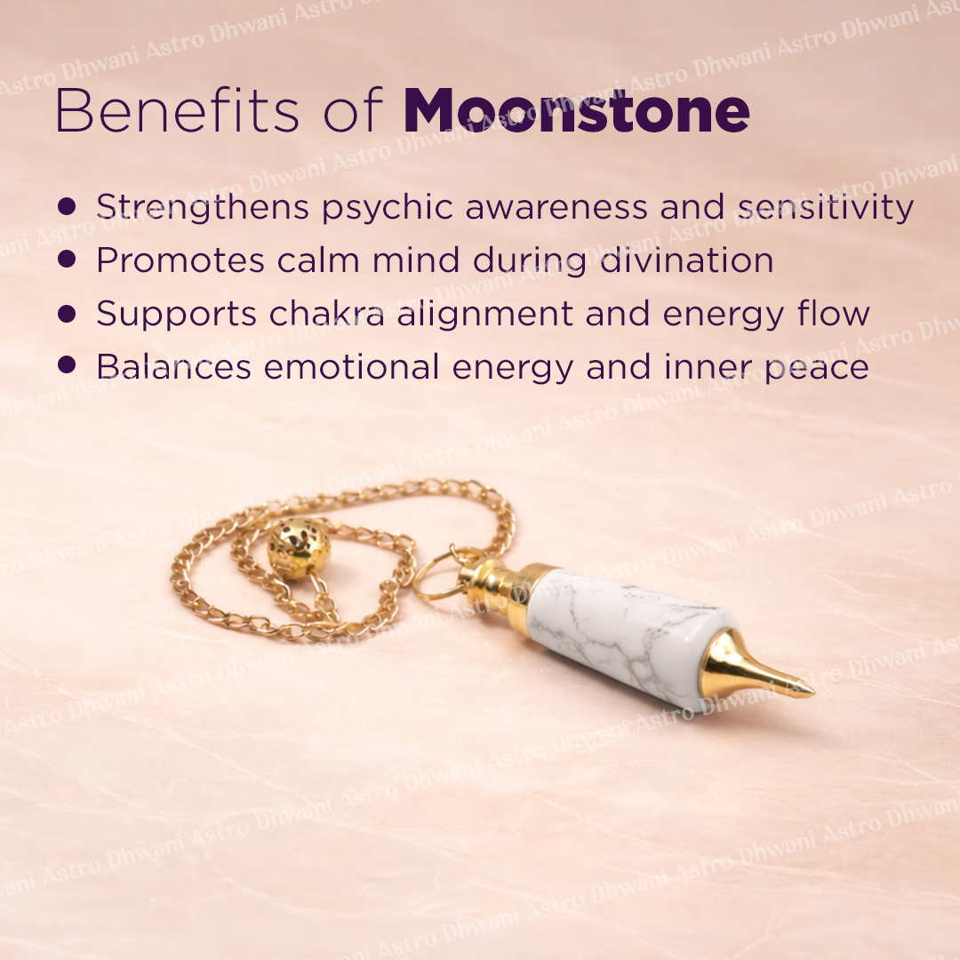 Moonstone Pendulum - Abhimantrit