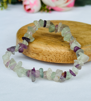 Wish Fulfillment: Multi Fluorite Uncut Bracelet