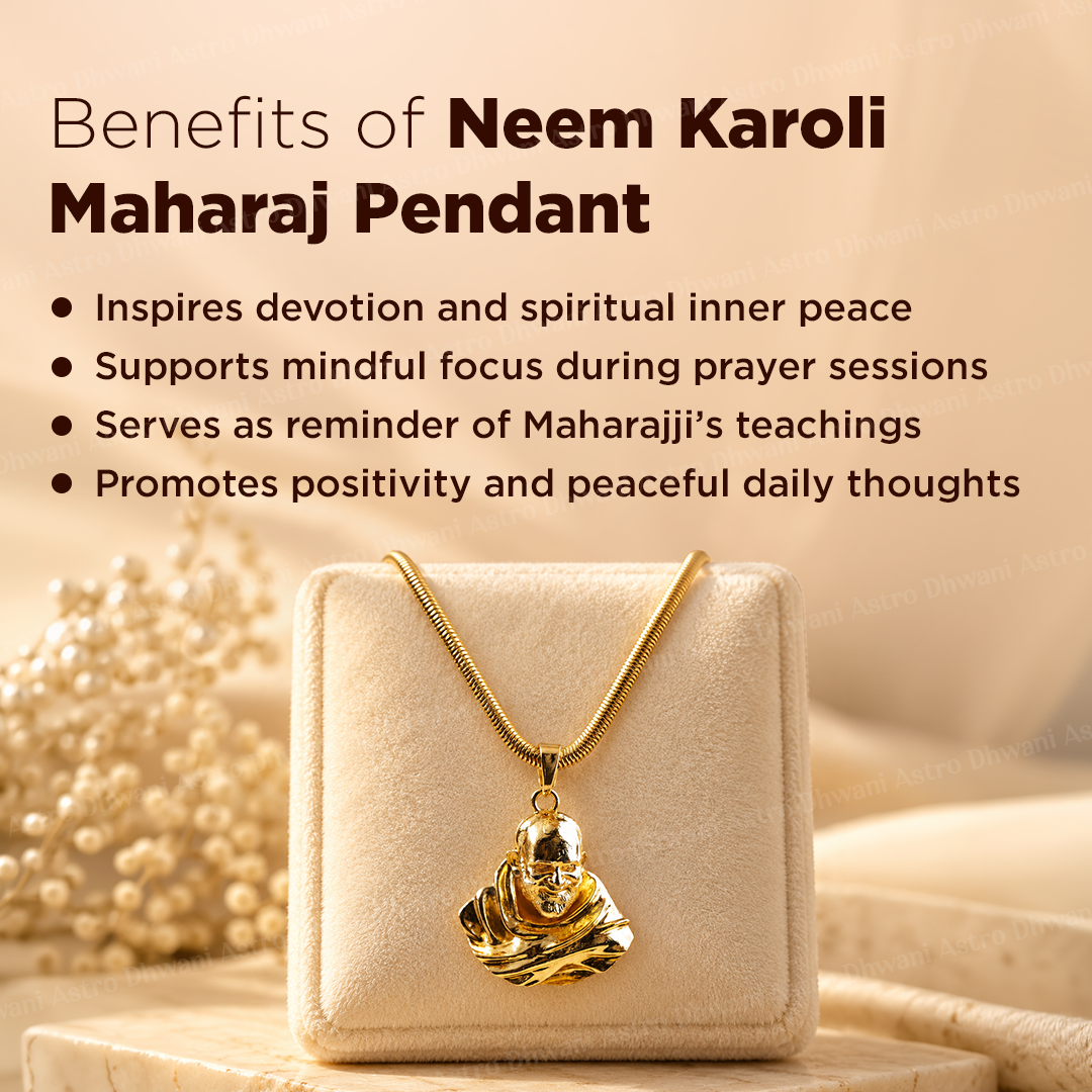 Neem Karoli Maharaj Pendant (Blessing & Protection) - Abhimantrit